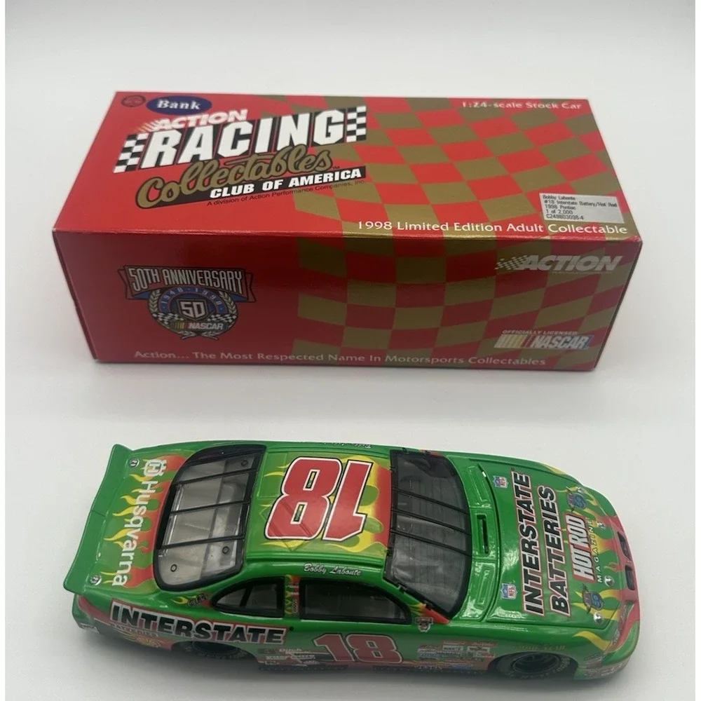 1998 ACTION BOBBY LABONTE #18 INTERSTATE BATTERIES HOT ROD 1/24 LE 1/2000